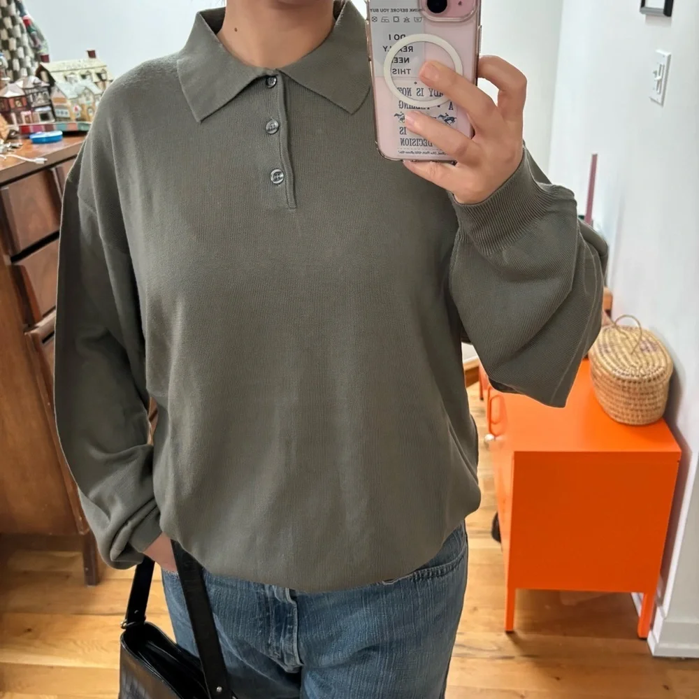 Gray Made in Italy Polo Sweater – Paolo Mondo 100% Pure New Wool
